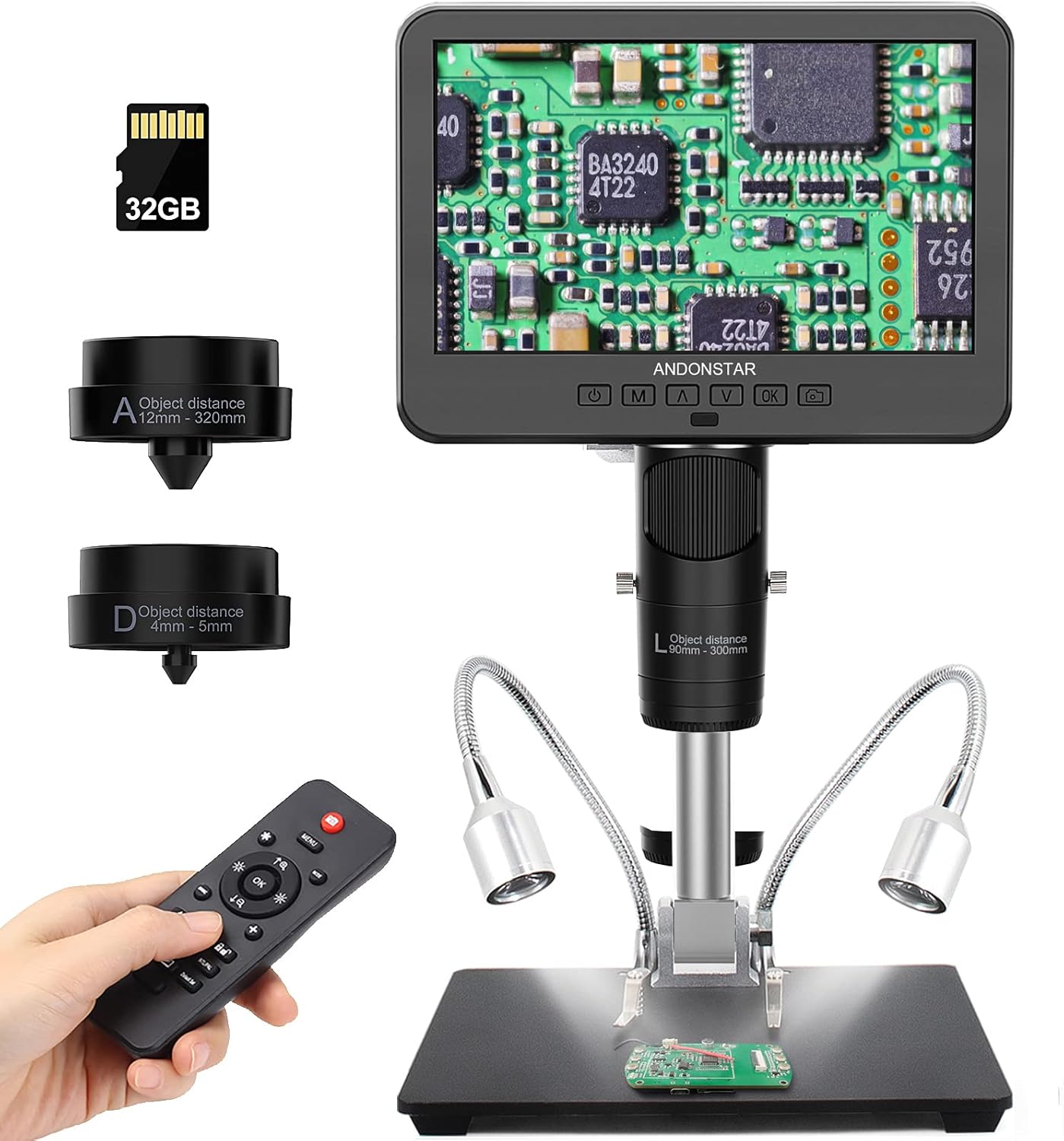 Microscopio digital HDMI 4K AD246S-M